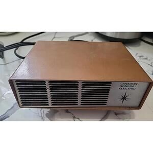 Vintage Canadian General Electric portable Car Heater - TESTED WORKS